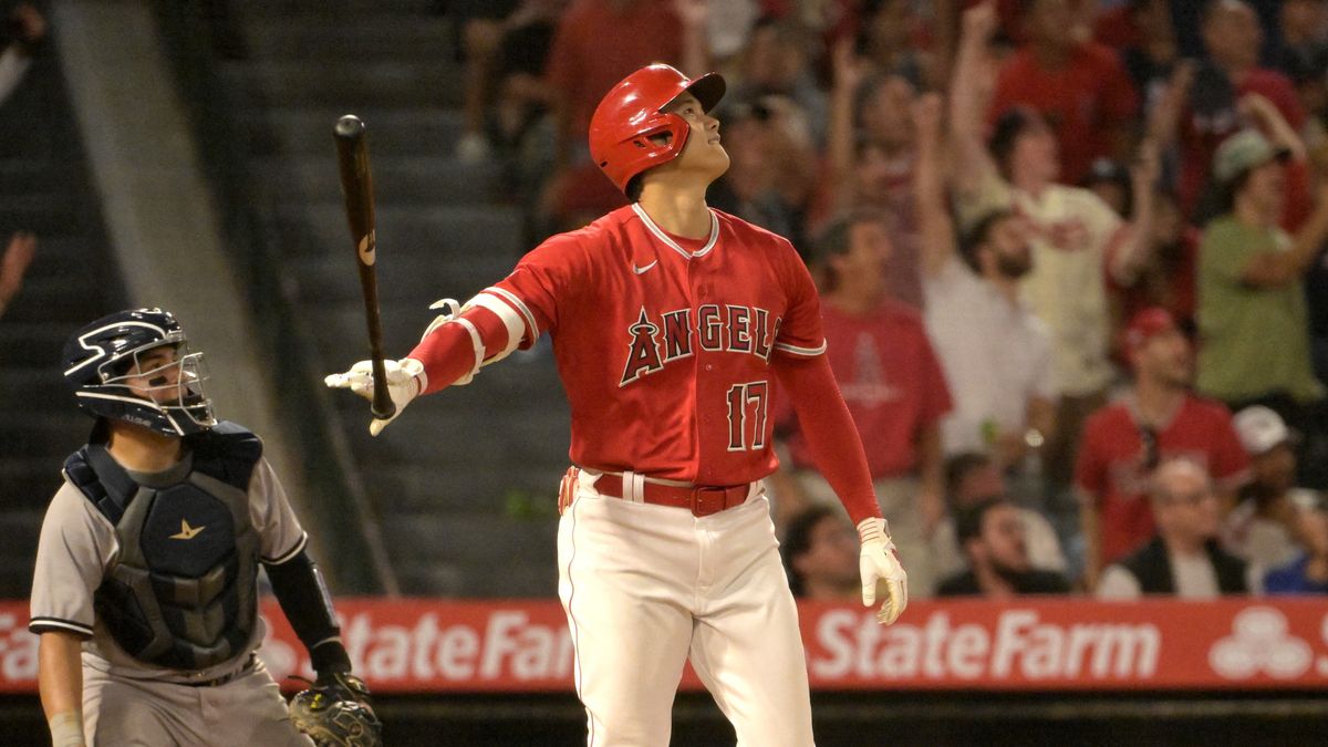 バット投げでもタイトルを獲得した大谷翔平選手（写真：USA TODAY Sports/ロイター/アフロ）