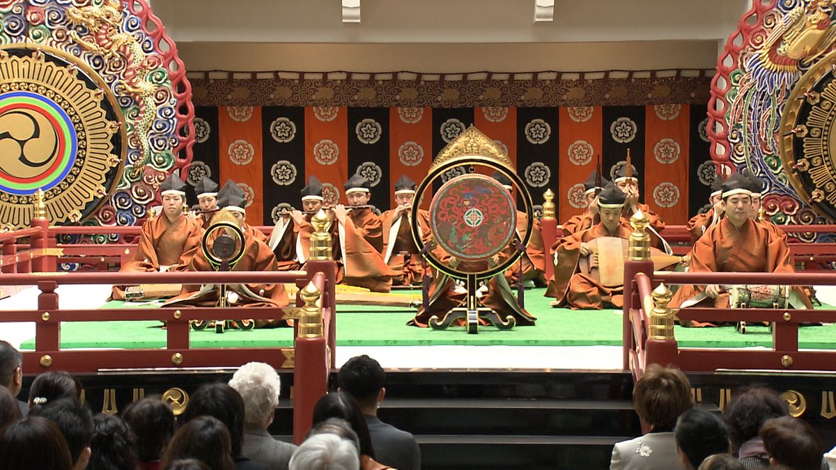 日本の皇室の伝統文化「雅楽」（2019年3月 皇居）