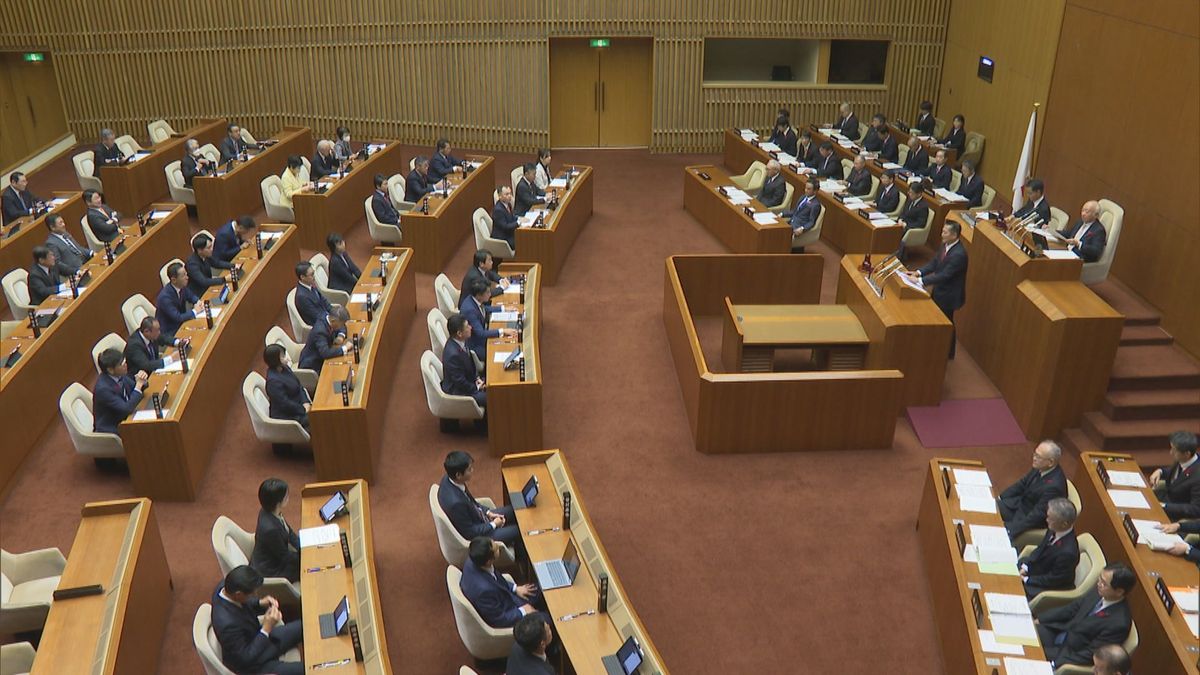 山口県議会12月定例会　代表質問で論戦スタート　5日からは一般質問