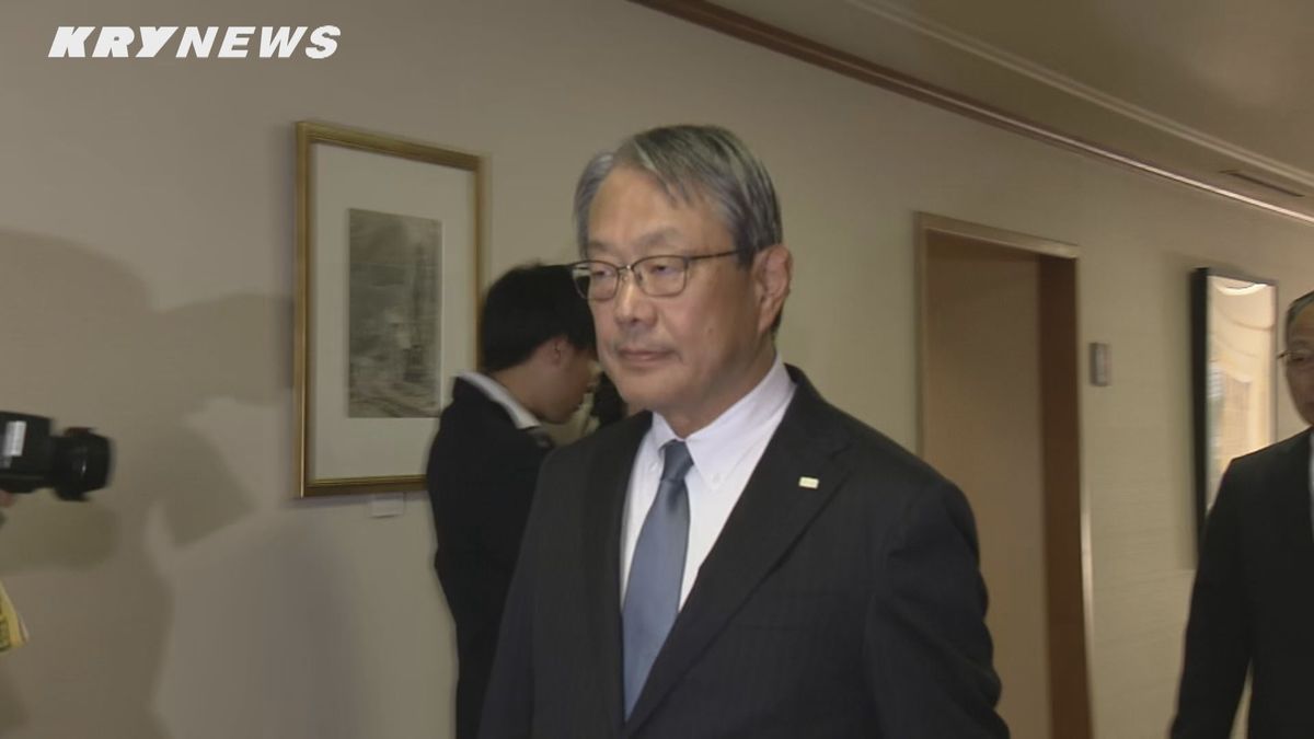 【中間貯蔵施設】中電・中川社長が山口県庁を初訪問「丁寧な対応をしていきたい」伐採は準備段階でまだ“着手せず“