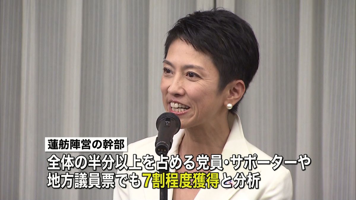 民進党きょう代表選挙　蓮舫氏、優位な情勢