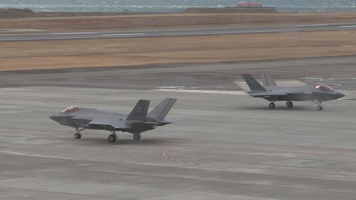 【速報】松山空港に米軍機が緊急着陸 F35戦闘機とみられる2機