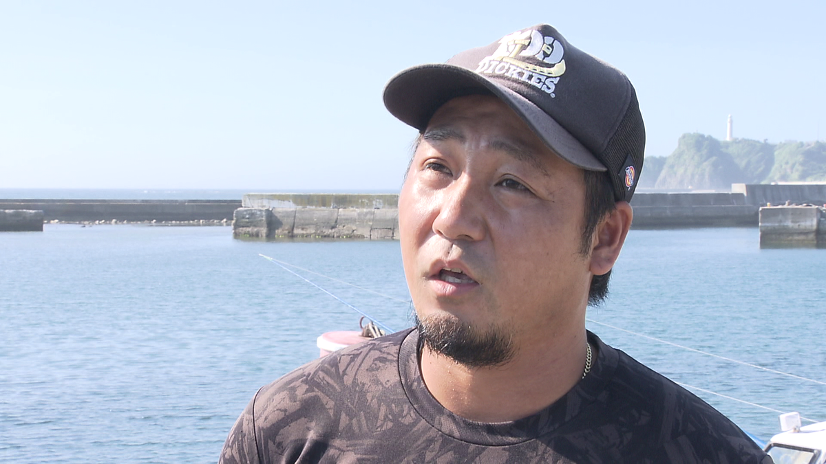福島県いわき市の漁師、佐藤文紀さん（33）