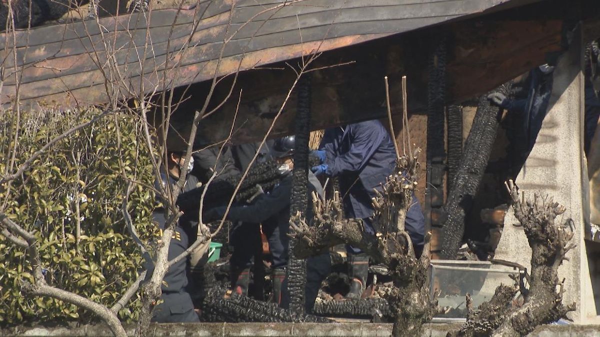 焼け跡から性別不明の遺体 92歳の住人女性と連絡取れず 岐阜・笠松町