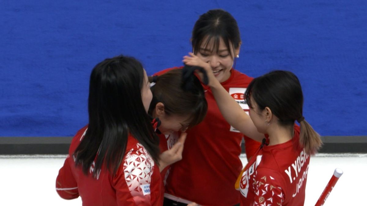 カーリング女子日本代表 強豪カナダに大逆転勝利で歓喜の涙 あす韓国と決勝