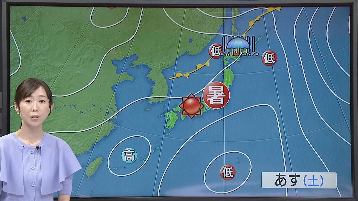 【あすの天気】北海道は北部を中心に大雨のおそれ　東北～九州・沖縄は晴れて暑さ続く