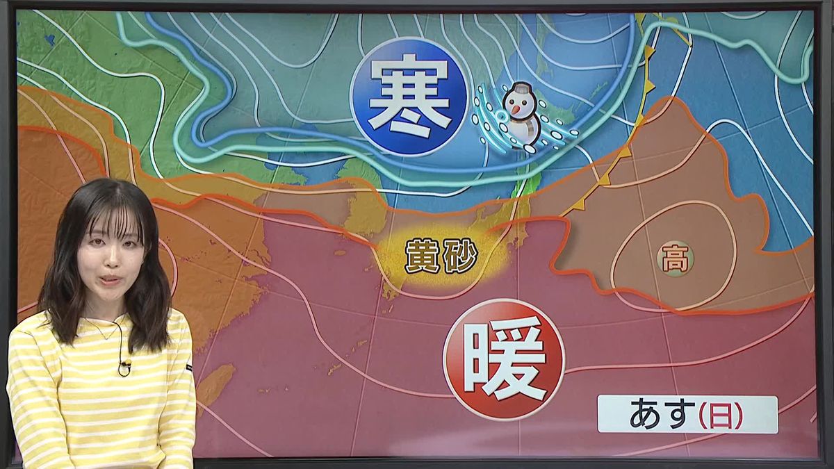 【あすの天気】東・西日本は太平洋側を中心に晴れ、黄砂が飛ぶ可能性も　北海道は日本海側中心に雪　ふぶく所も