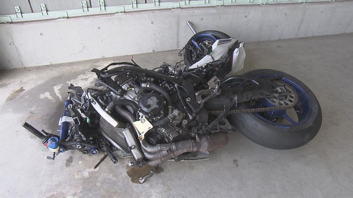 軽乗用車と衝突　大型バイクを運転していた24歳の男性死亡　大分市の県道交差点