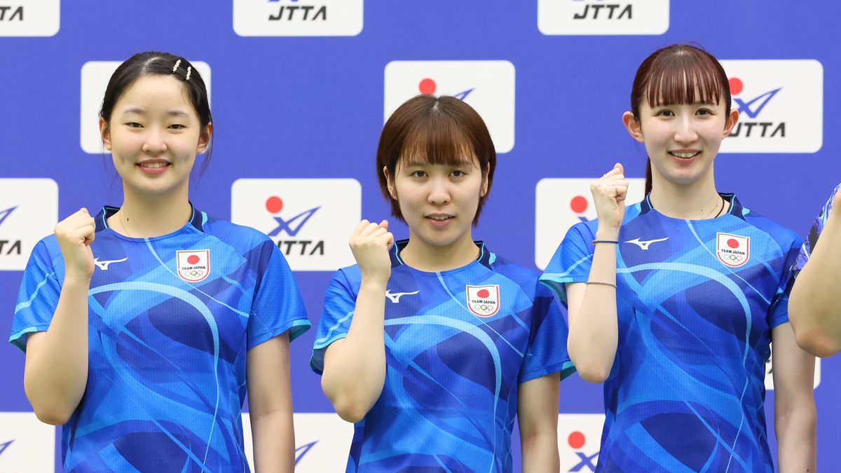 「最大限を発揮してチーム一丸となって頑張る」早田ひながパリ五輪に向けて意気込み　卓球女子日本代表チームがパリに向け出国