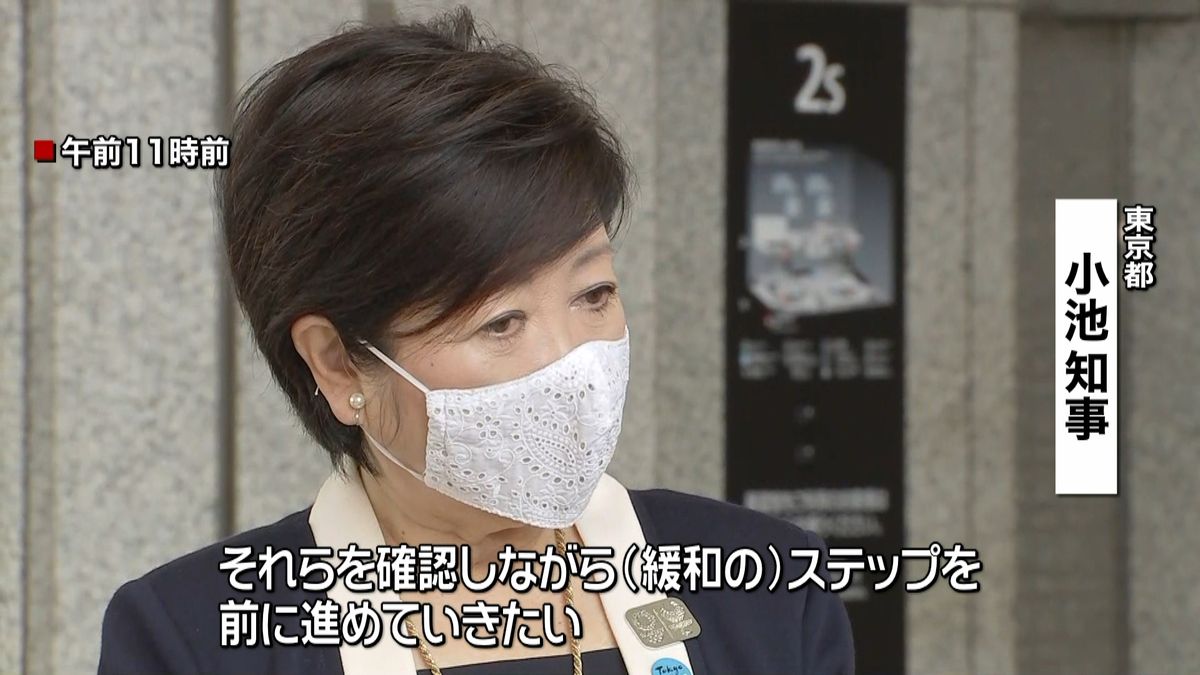 東京“宣言解除”休業要請など段階的緩和へ