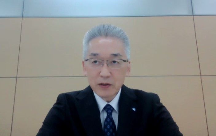 小林製薬の山根聡社長（13日）