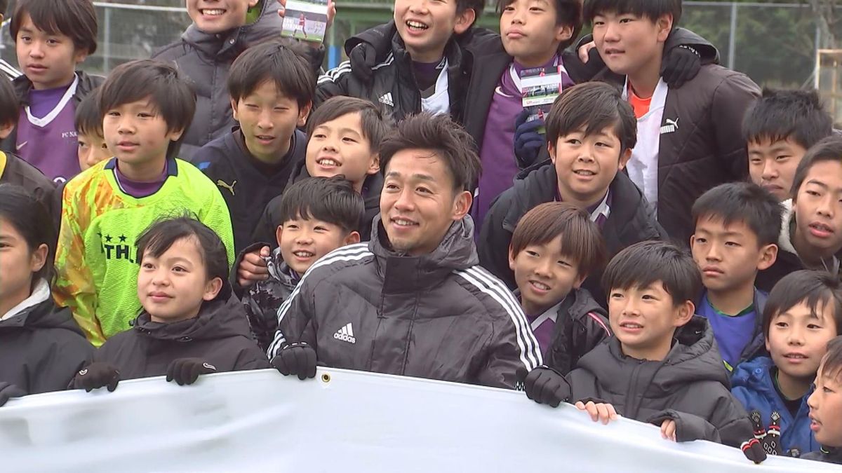 清武弘嗣選手「サッカーを通じて夢を持って」　地元大分で子どもたちと夢の真剣勝負　大分