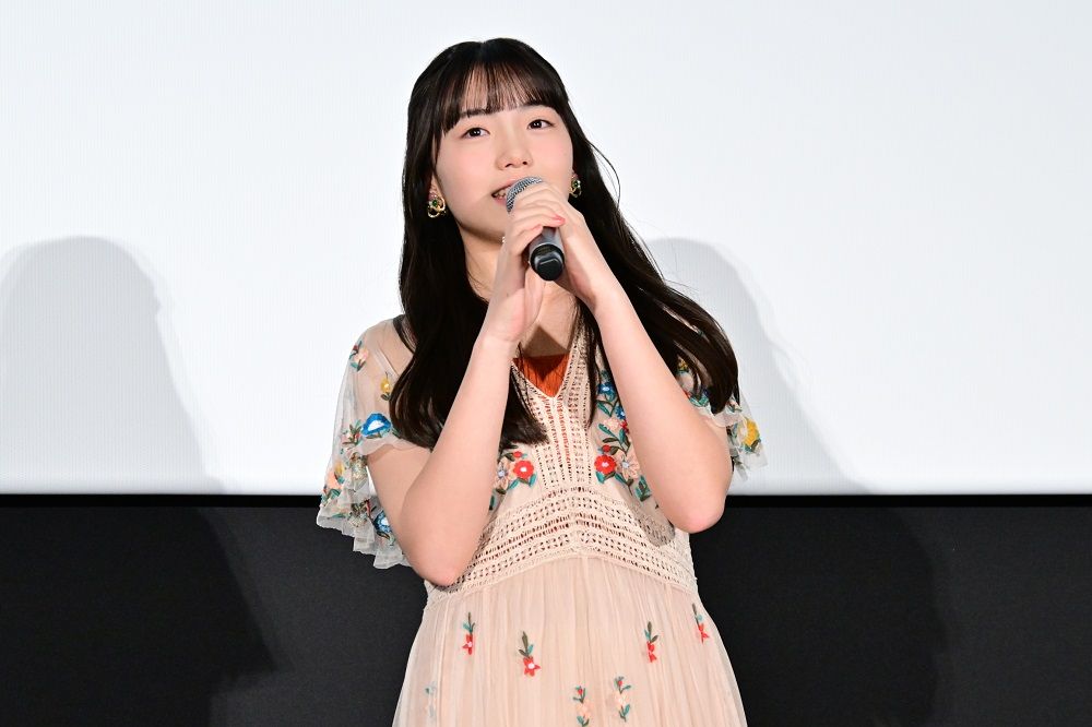 撮影を振り返った稲垣来泉さん　（C）2025映画「366日」製作委員会