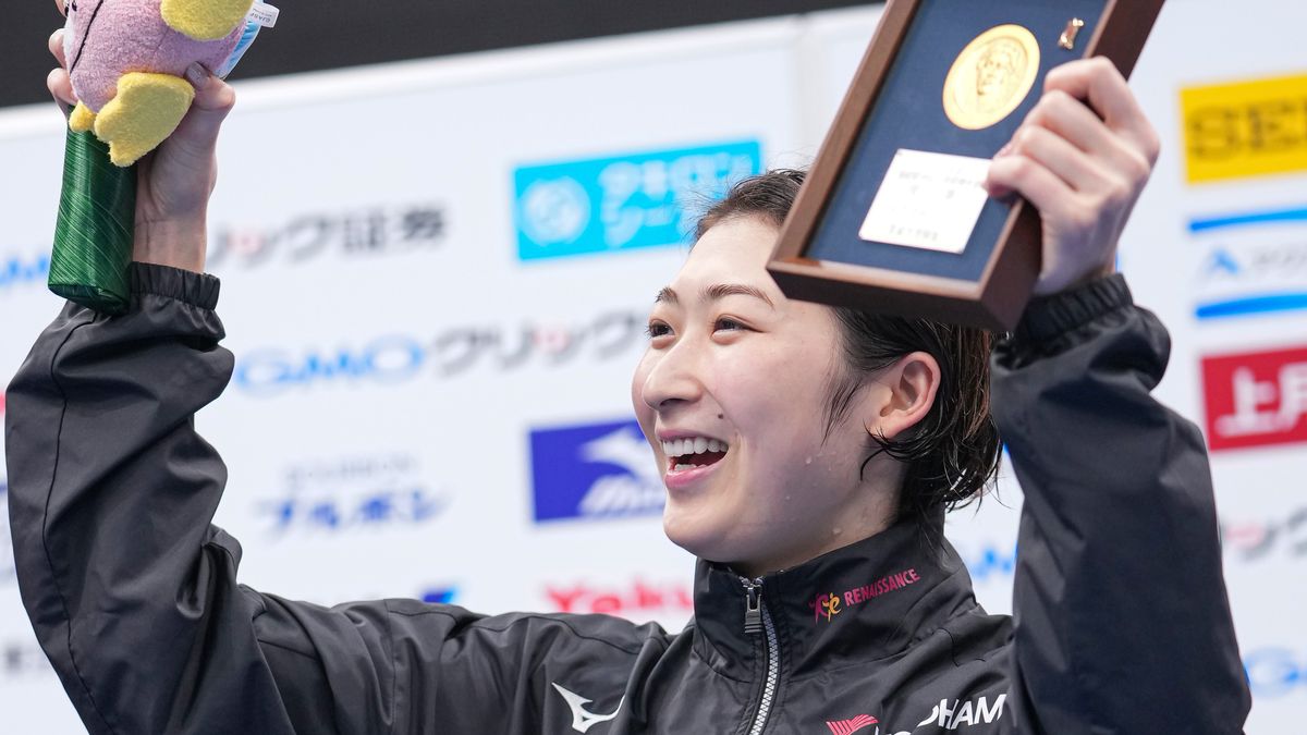 日本選手権4冠を達成した池江璃花子選手(写真：アフロスポーツ)