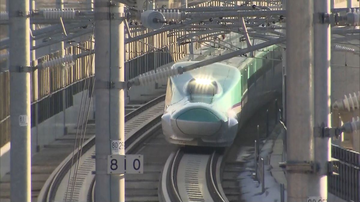 北海道新幹線“金属片”で緊急停止していた