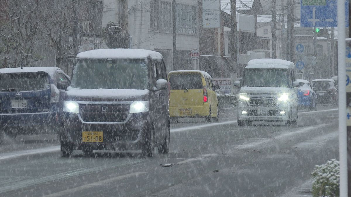 南予を中心に雪降り続く 夕方にかけ平地でも大雪の恐れ 積雪や路面凍結に注意【愛媛】