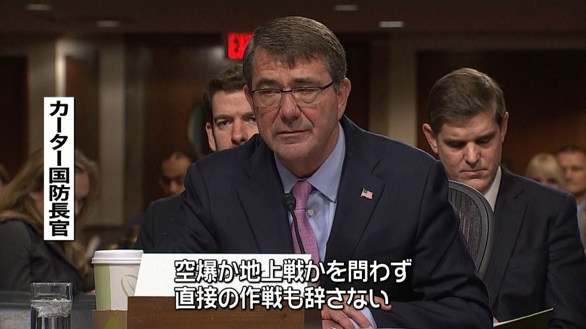 地上で「イスラム国」と戦闘も～米国防長官