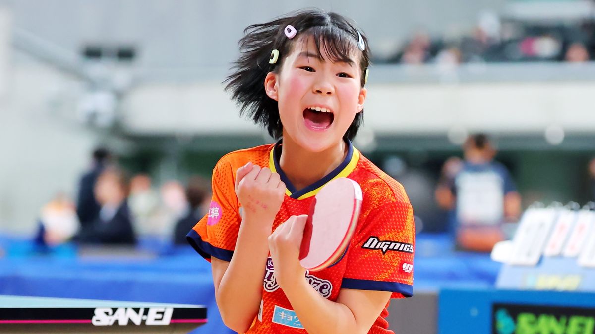 小5・松島美空が全日本の舞台で高校生に2連勝　一番戦いたい相手は「早田ひな」とパリ五輪メダリストの名をあげる