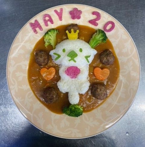 メイちゃんのお誕生日カレー