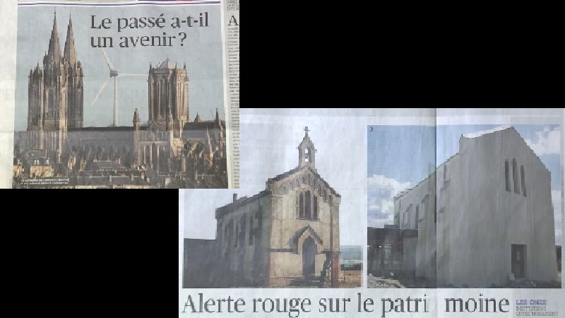 歴史的な文化遺産が瀕死の危機　フランス
