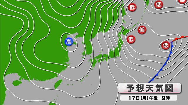 予想天気図