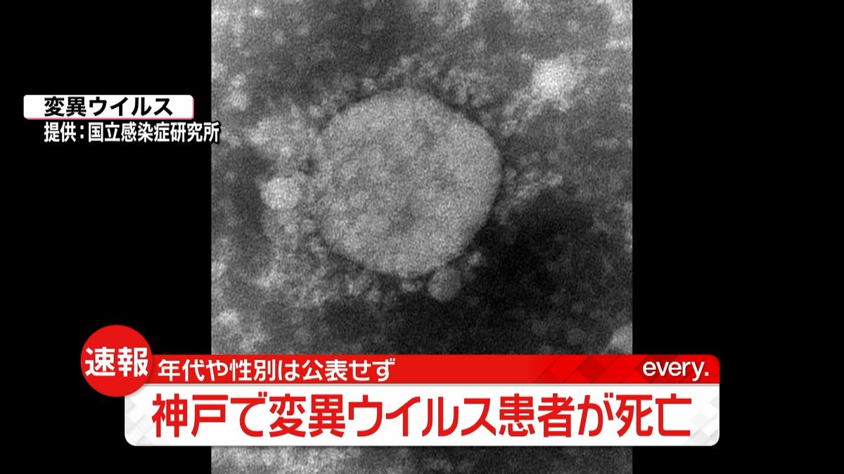 神戸で変異ウイルス患者が死亡　兵庫県で初
