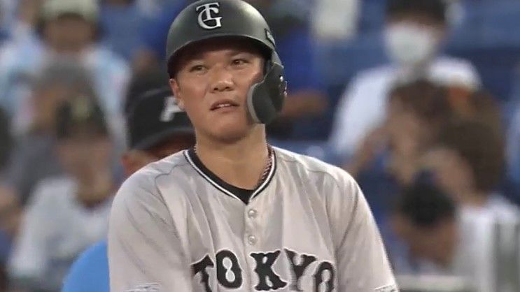 タイムリーを打った坂本勇人選手