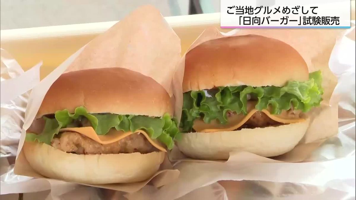 辛旨！ご当地バーガーを目指して　富島高校生が「日向バーガー」開発