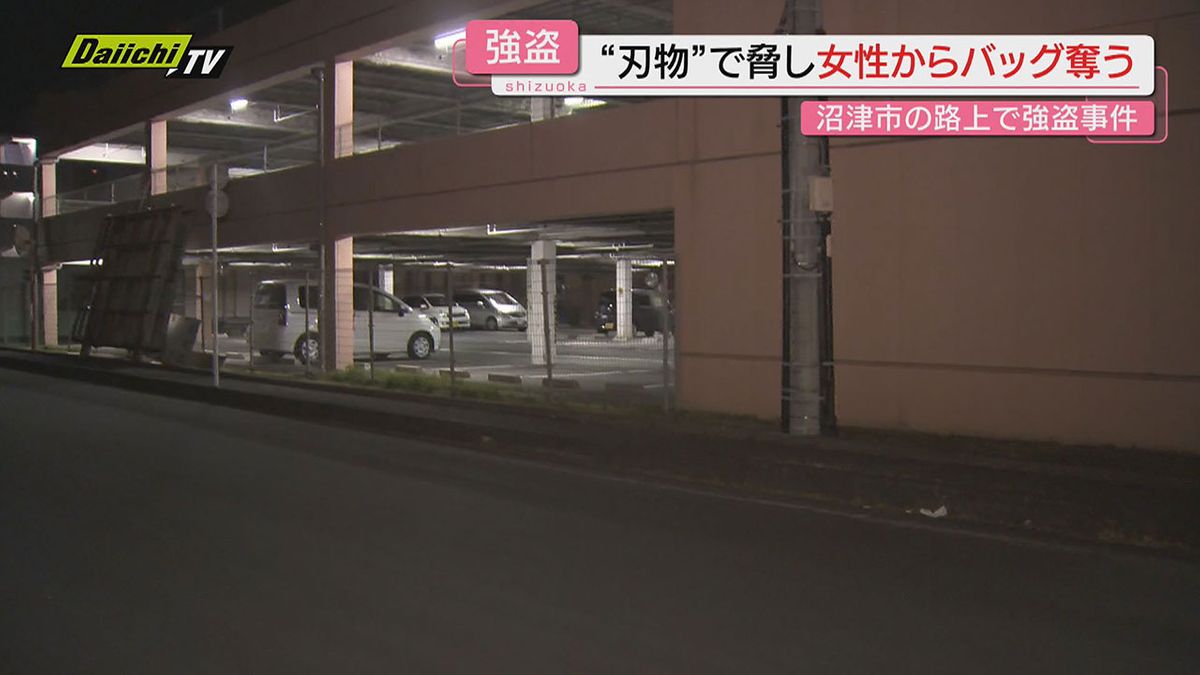 【路上強盗】歩行中に刃物様のもので脅され…72歳女性が現金入りバッグ奪われる（静岡･沼津市）