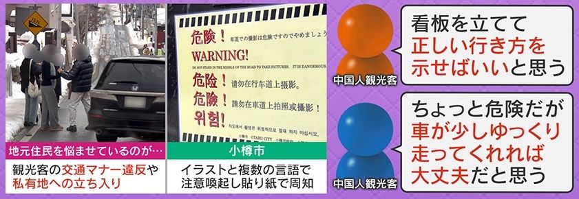 地元住民を悩ませる観光客のマナー違反