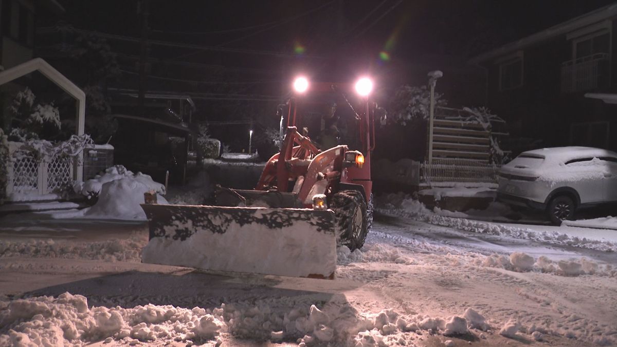 除雪車初出動 仙台市（平野部）で今年度初