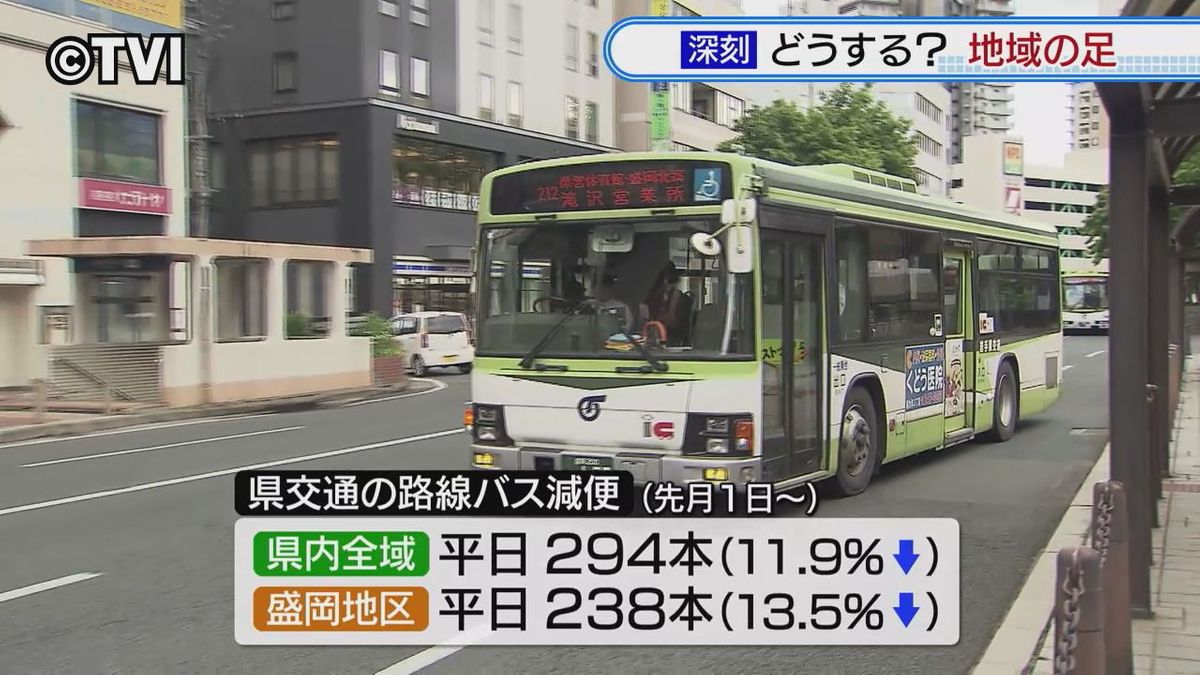 特集「バス路線大幅減」どうする？地域の足　岩手