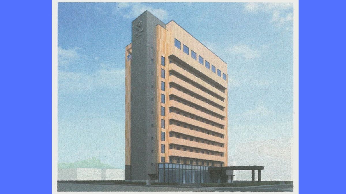 酒田市の中心市街地に11階建ての新たなホテル建設へ　2026年12月の開業目指す