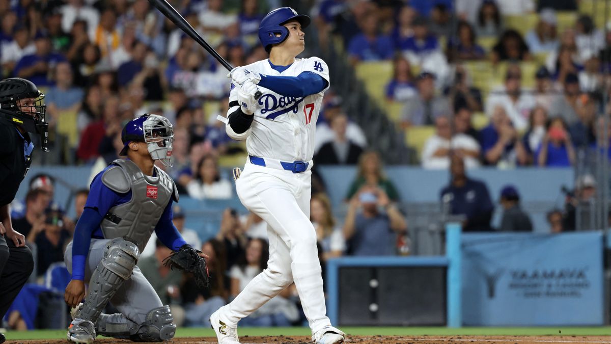 47号ホームランを放った大谷翔平選手（写真：USA TODAY Sports/ロイター/アフロ）