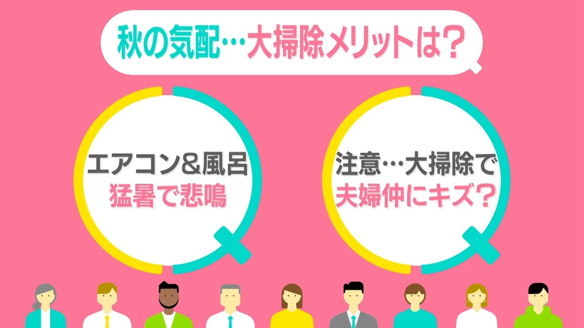 秋こそ大掃除──メリットは？　猛暑でカビも　「雑過ぎる」「ダメ出しばかり」…夫婦の“イラっと”に注意【#みんなのギモン】