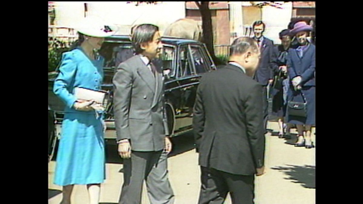 1982(昭和57)年4月上野動物園を訪問された上皇ご夫妻