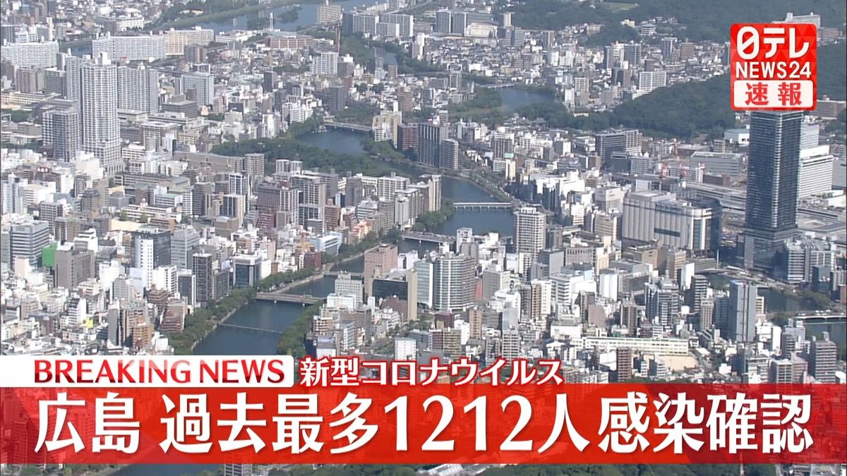 広島　過去最多１２１２人の感染確認