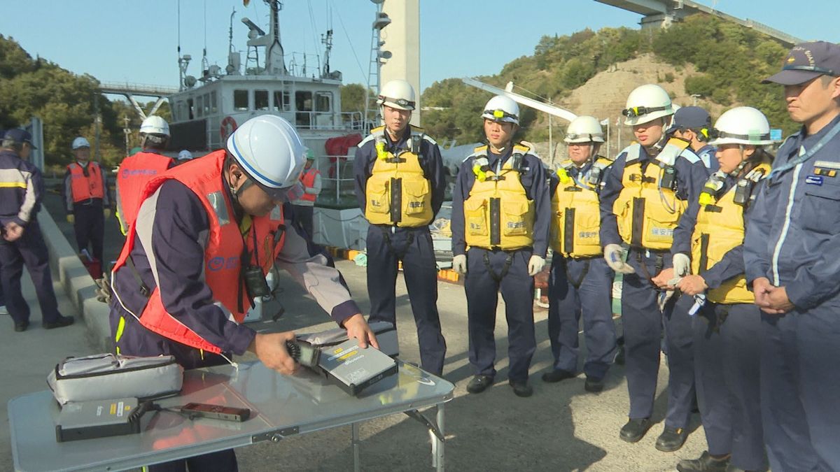 通信手段の早期復旧へNTTと今治海保が連携 大規模地震想定の訓練【愛媛】