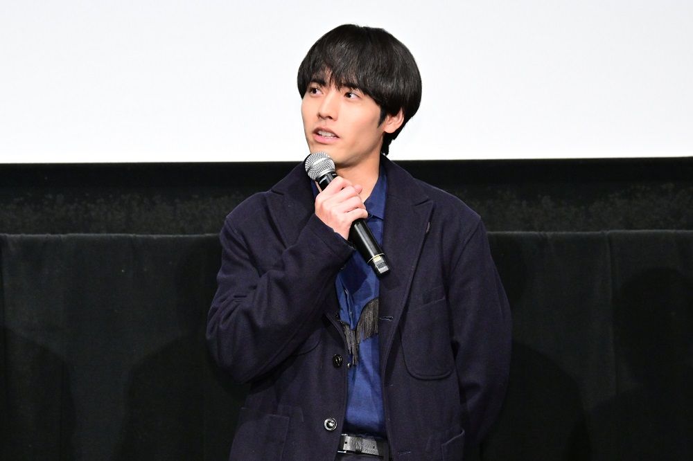 舞台挨拶の登場した赤楚衛二さん　（C）2025映画「366日」製作委員会