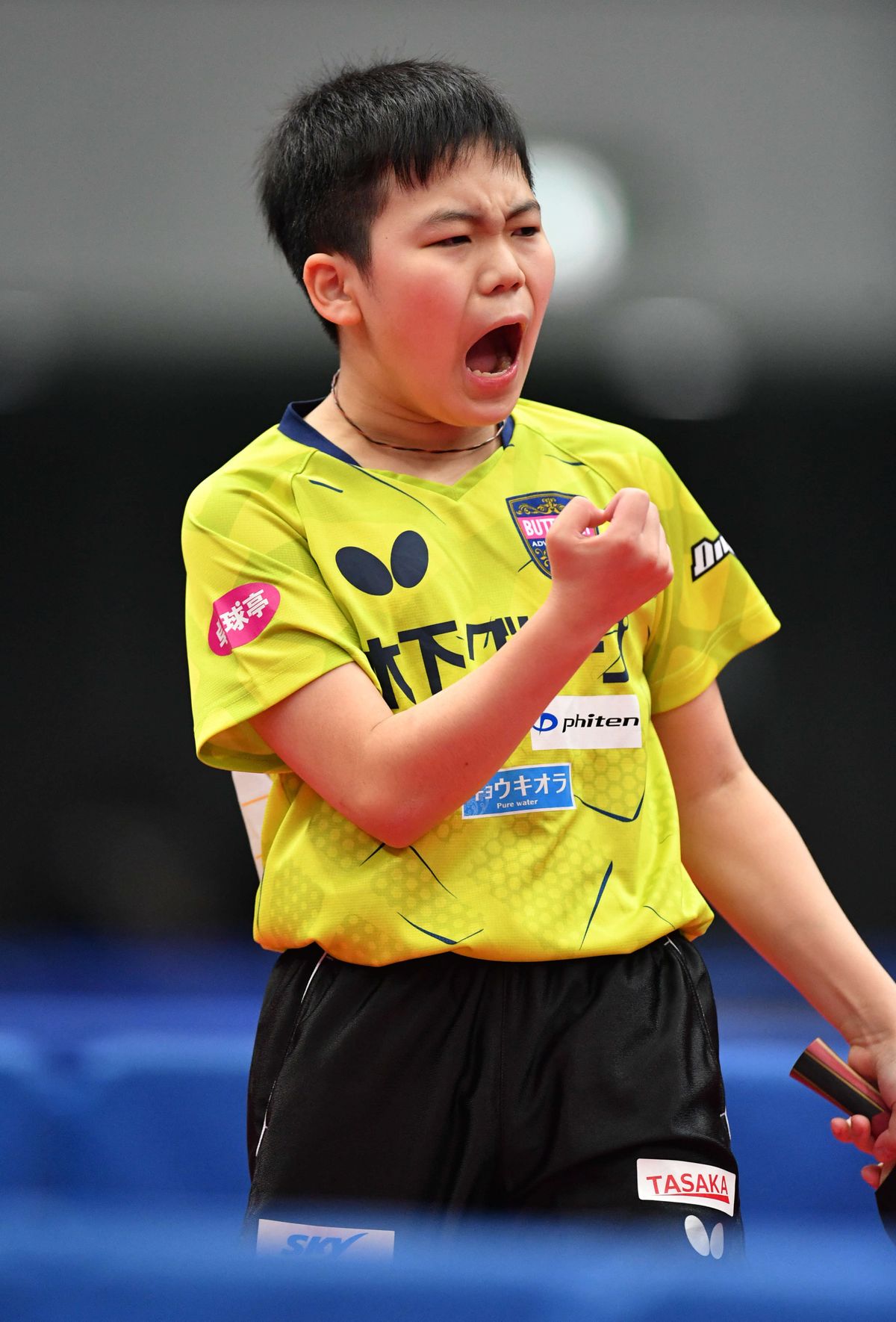 １３歳の松島輝空　Ｔリーグ最年少勝利