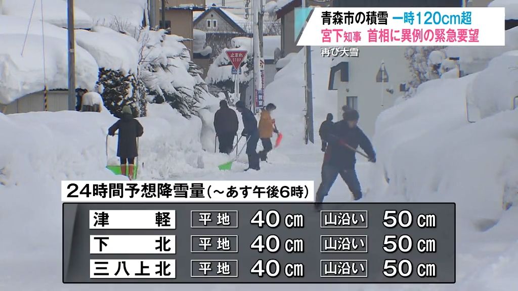 総理に“異例”の緊急要望「可能な限りの支援を」　雪の重みで家がたわみ計画運休や休校も…再び大雪「またかという感じ」