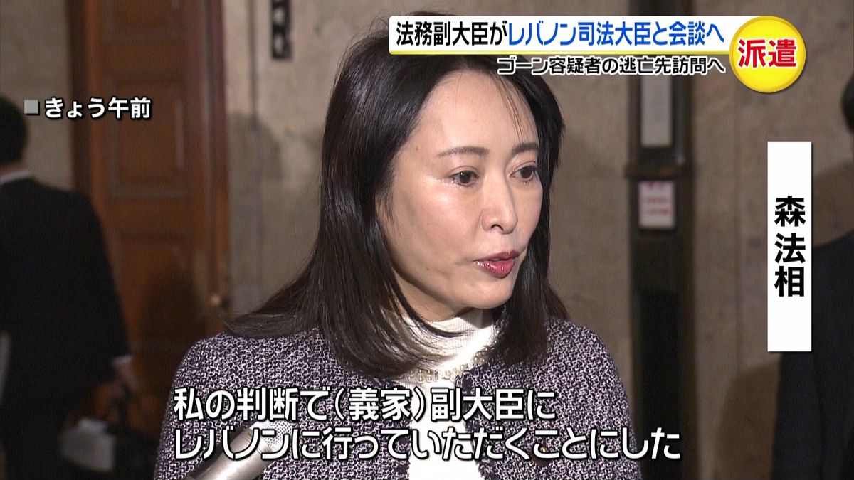 法務副大臣、レバノン司法大臣と会談へ