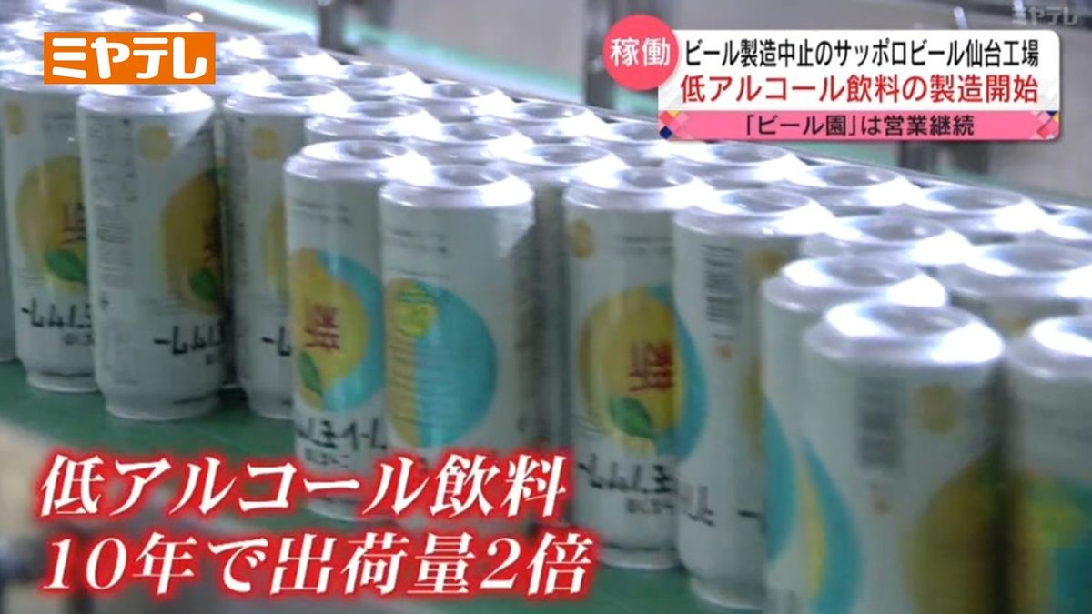 【新たに稼動】『サッポロビール仙台工場』で「低アルコール飲料」製造ライン　「ビール」製造は去年で中止（宮城・名取市）