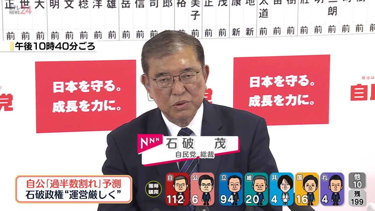 【動画】石破首相を直撃、自民議席“大幅減”か…責任は？