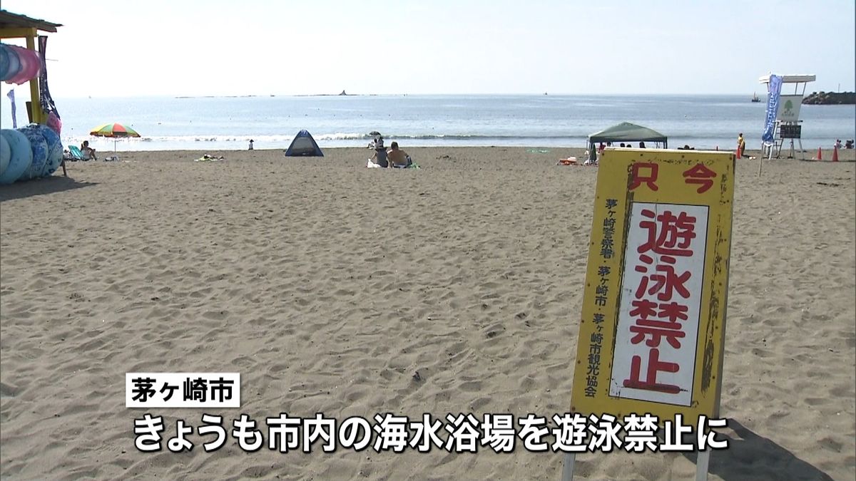 サメ確認受け　神奈川９海水浴場で遊泳禁止