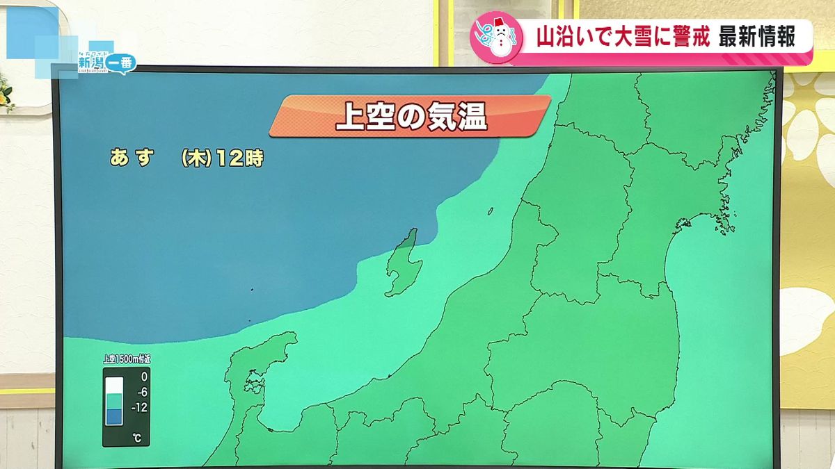 【強烈寒波】強い寒気は3連休も居座る見込み　真冬並みの寒さ続く　冬型緩むのは25日か｟新潟》