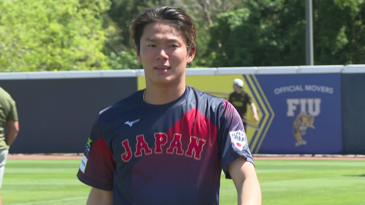 【侍ジャパン】アメリカでも人気　自主トレでサイン対応　山本由伸ロングフライトは「プラン通り」