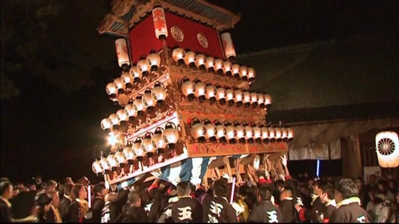 豪華絢爛！伊曽乃神社で西条まつり　愛媛