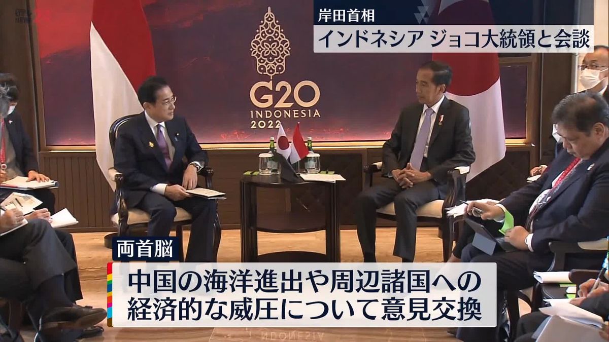 岸田首相　インドネシア・ジョコ大統領と会談