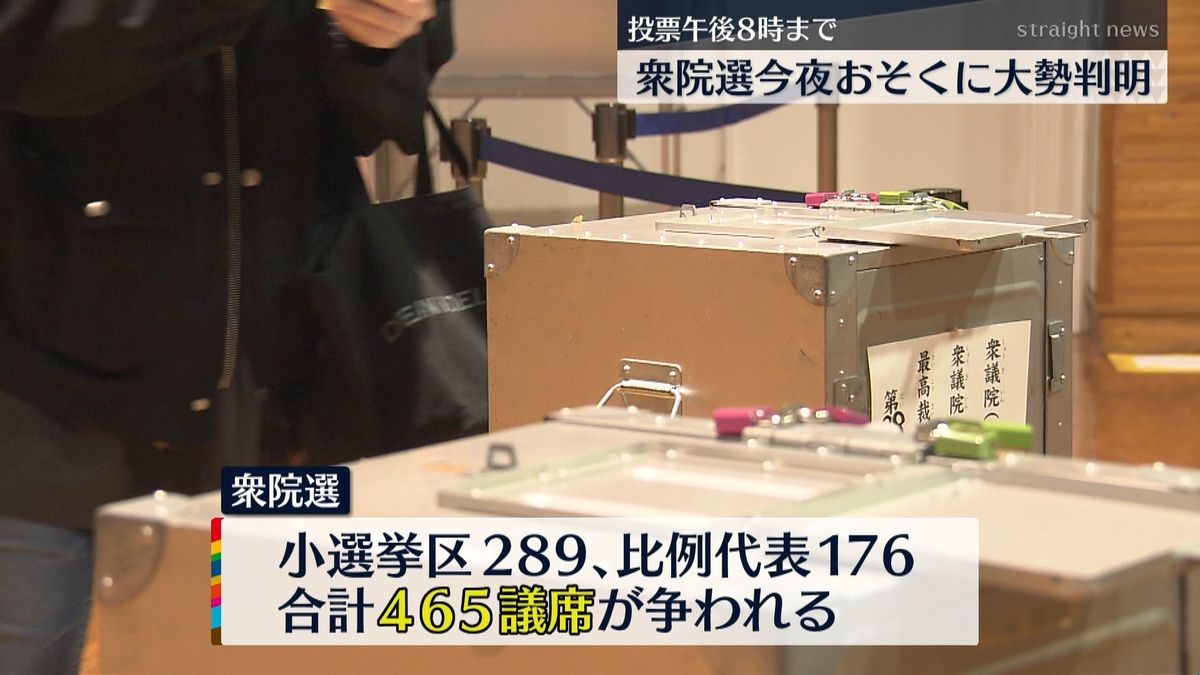 衆院選きょう投開票　今夜遅くに大勢判明へ